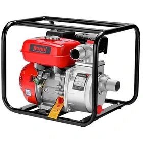 پمپ آب بنزینی رونیکس مدل RH-4051 ظرفیت ۷ اسب بخار سایز ۲ اینچ